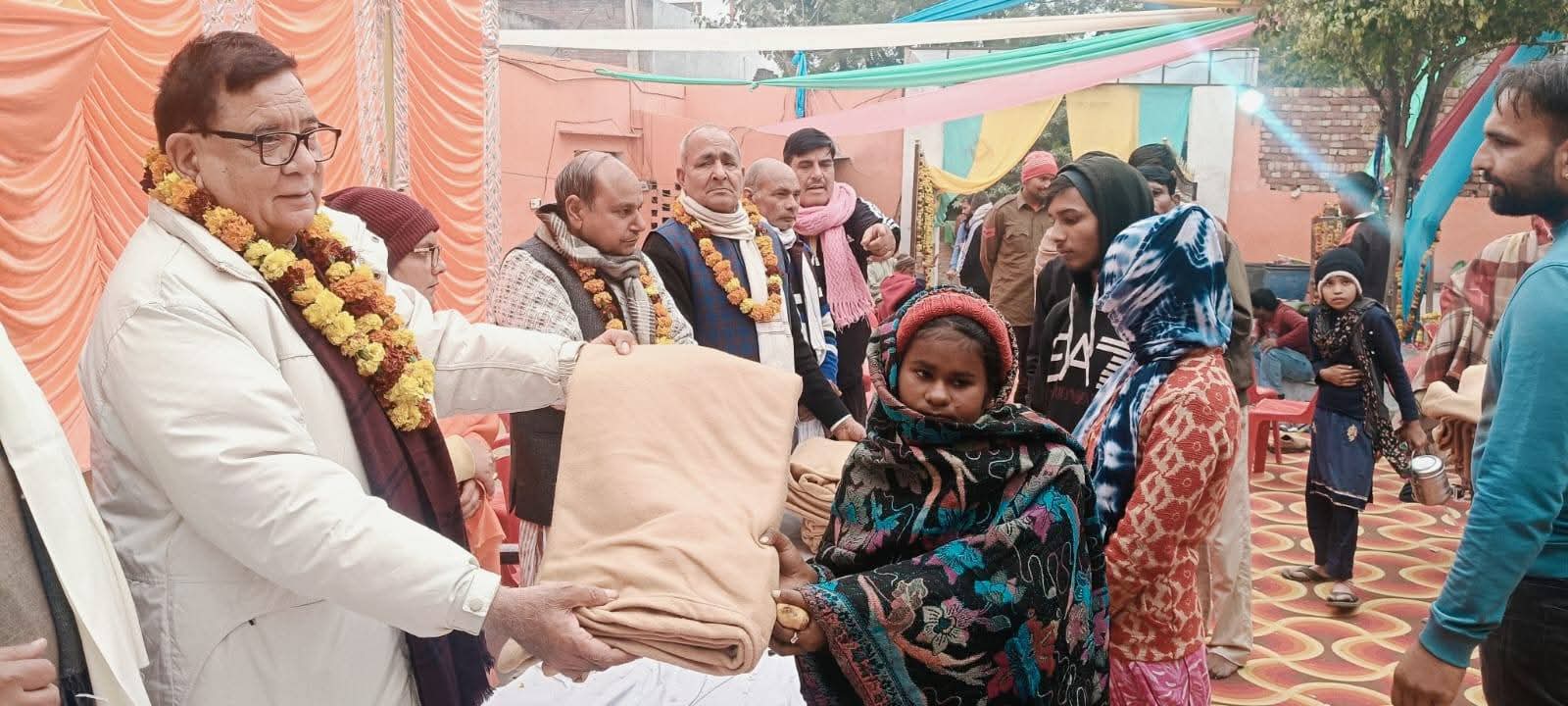 Spreading Warmth & Care: Blanket Distribution Drive by Brahmvikas Foundation.